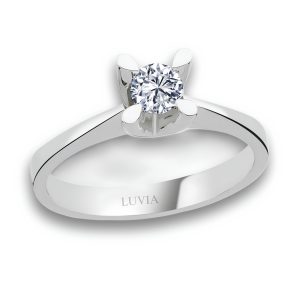 0,20 KARAT DAMLA TIRNAK TEKTAŞ YÜZÜK