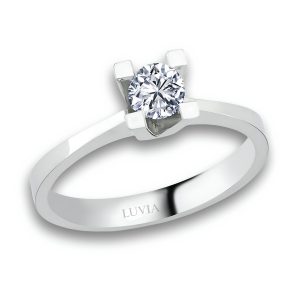 0,20 KARAT TAKOZ TIRNAK TEKTAŞ YÜZÜK