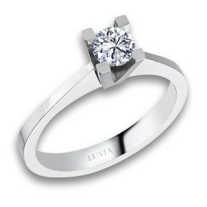 0,20 KARAT TAKOZ TIRNAK TEKTAŞ YÜZÜK